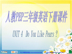 人教PEP版英语三下Unit4Doyoulikepears课件之六.ppt