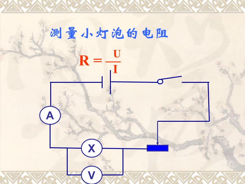 测量小灯泡的电阻优质课教学课件.ppt_第1页