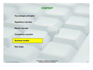 波士顿--中国网通战略咨询报告完整版2.ppt