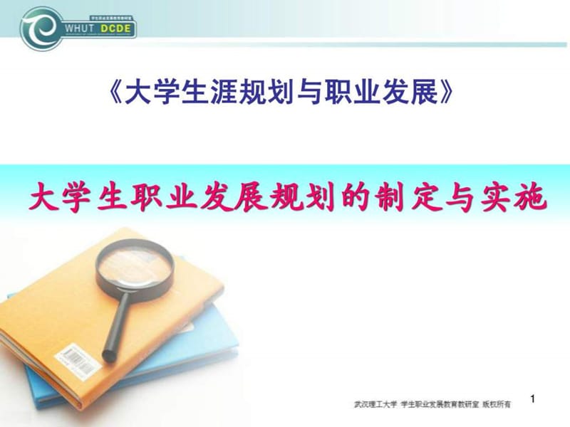 第七讲 大学生职业发展规划的制定与实施.ppt_第1页