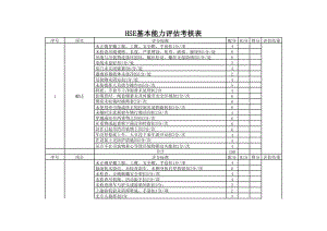 hse基本能力评估考核表(实际操作).xls