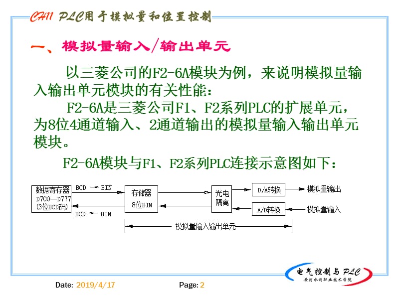 模拟量输入输出单元AD转换DA转换.ppt_第2页