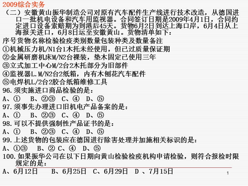 课本出境货物报检的特殊要求.ppt_第1页