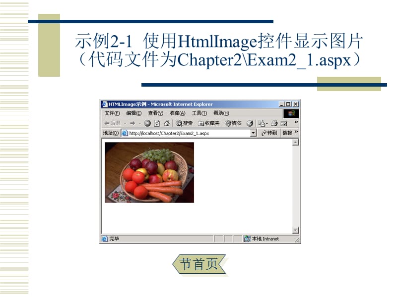 第2章创建简单Web页面--HTML服务器控件的使用.ppt_第3页