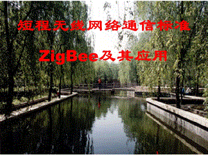 短程无线通信标准ZigBee及其应用.ppt