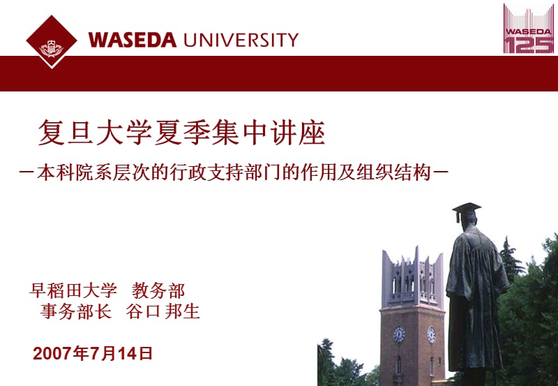 课件复旦大学夏季集中讲座.ppt_第1页