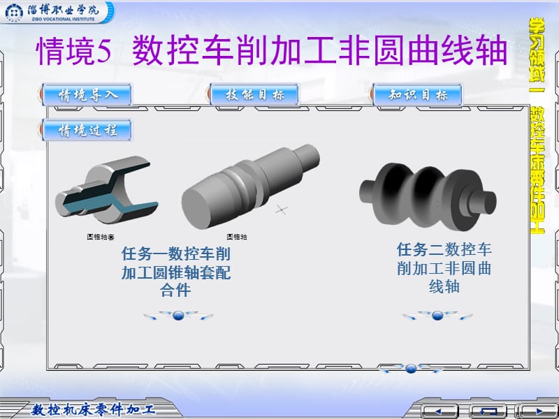 情境5数控车削加工非圆曲线轴.ppt_第1页