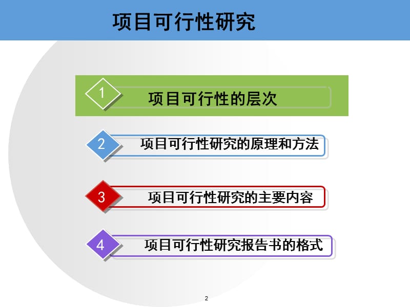 可行性研究项目的可行性研究是从环境市场技术财务.ppt_第2页