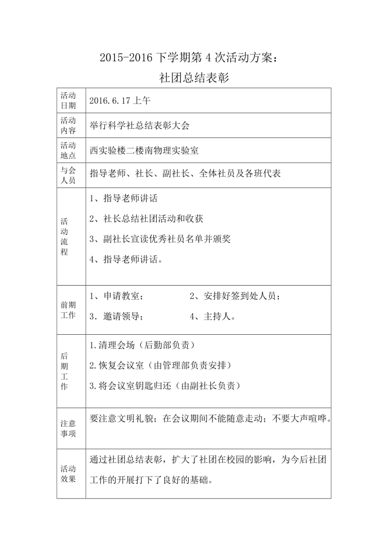 2015——2016下学期第4次活动方案.doc_第1页