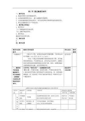 2.2《通过激素的调节》教案张冬妹.doc