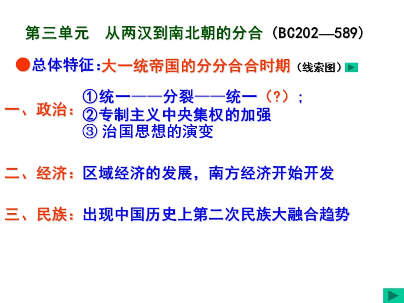 三单元从两汉到南北朝的分合ppt课件.ppt_第2页