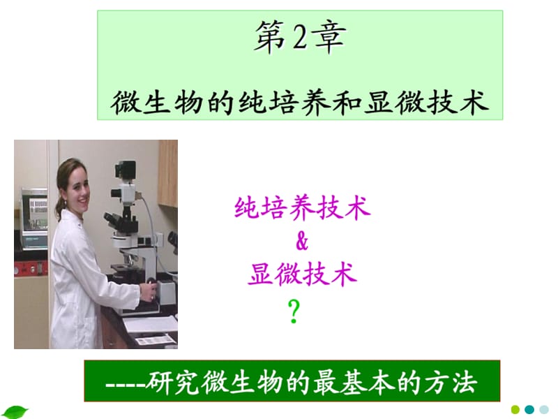 微生物学第二章纯培养.ppt_第1页