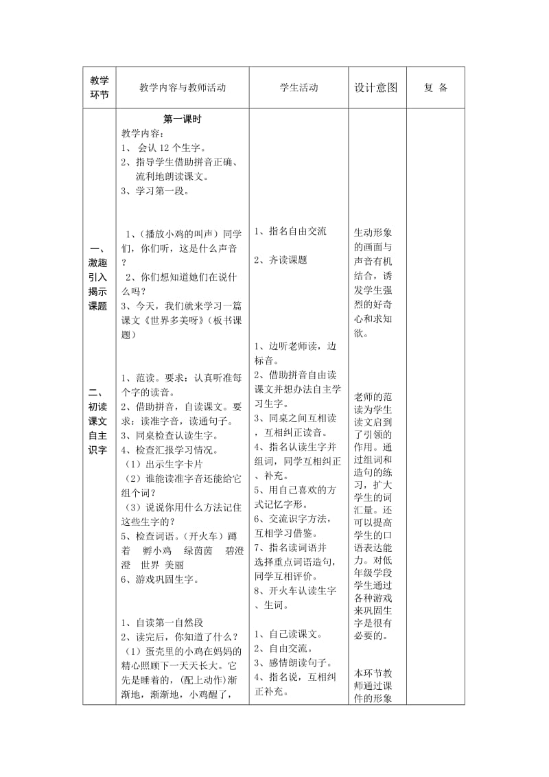 《世界多美啊》教学案例.doc_第2页