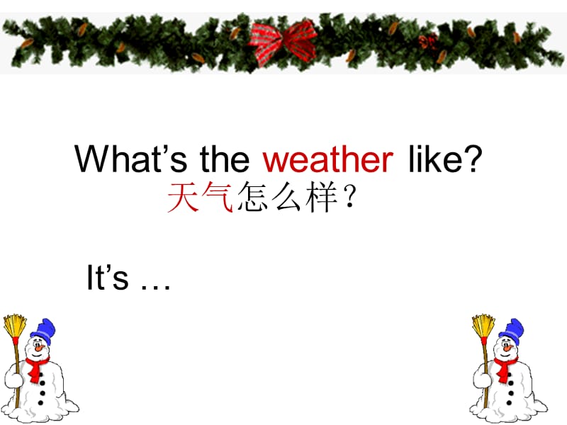 牛津沪教二上Unit7Weather课件.ppt_第3页