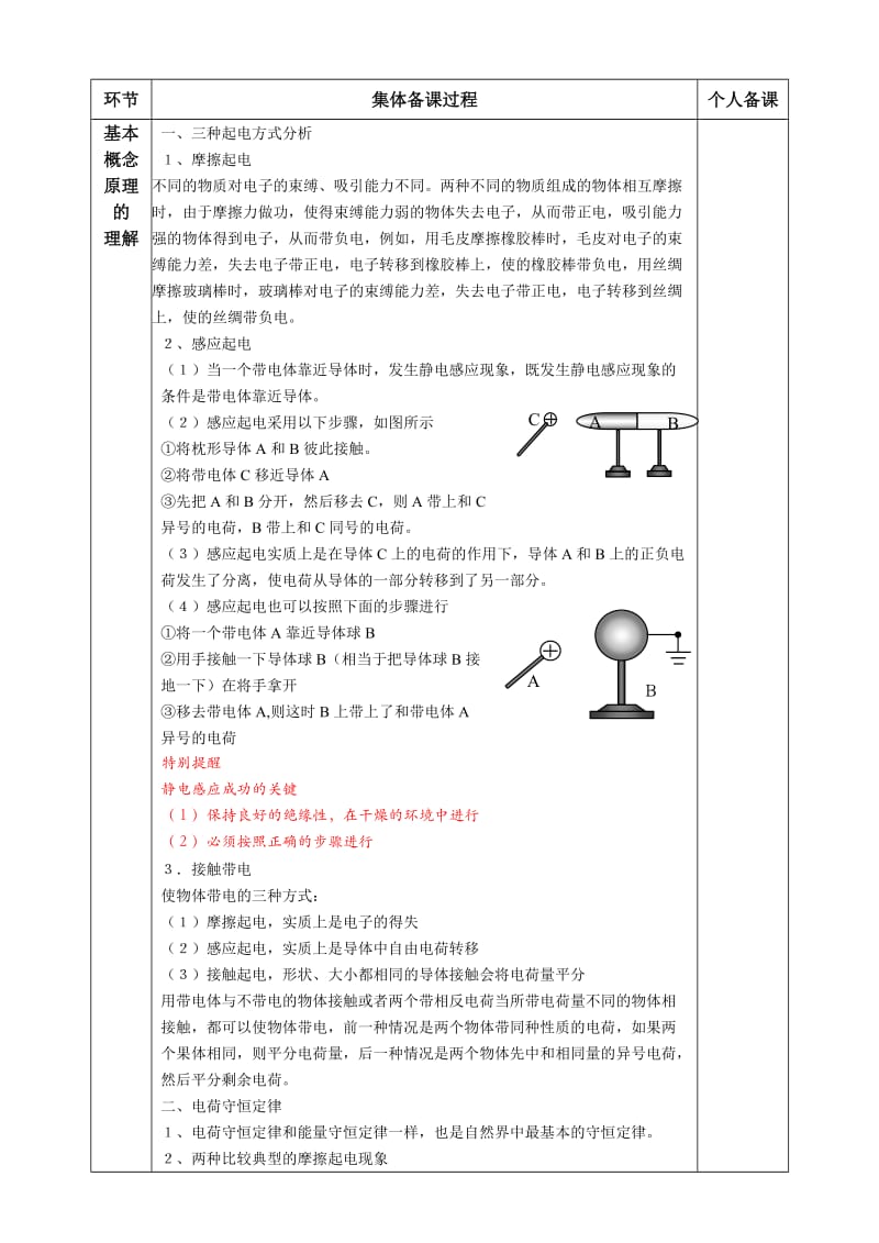 04_《电荷及其守恒定律》教案（新人教选修3-1）.doc_第2页