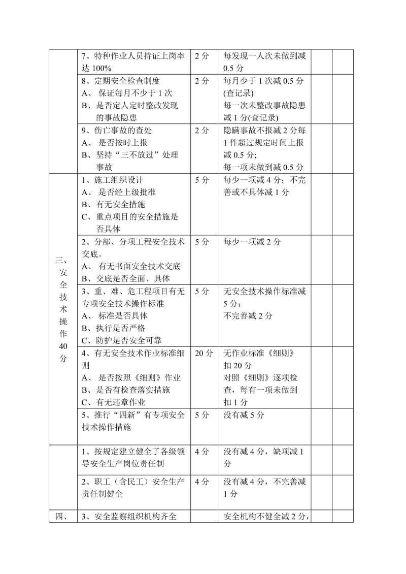 安全标准工地考评内容和评分表.doc_第2页