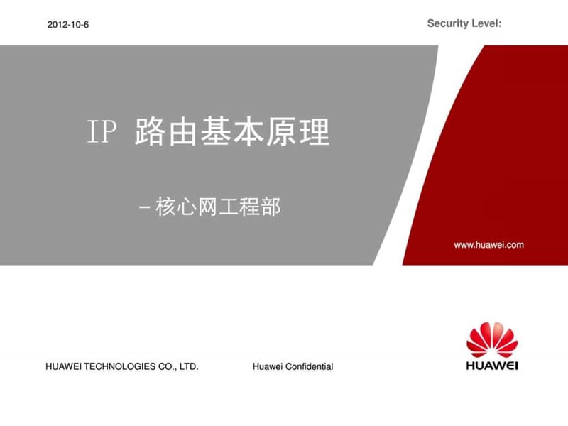 核心网IP技能培训-IP 路由基本原理-20070209-B-1.0.ppt.ppt_第1页