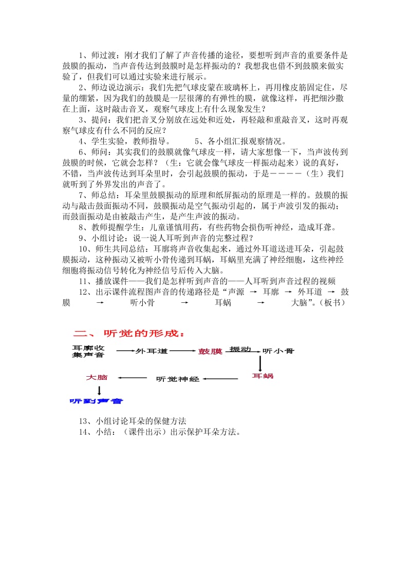 《我们是怎样听到声音的》教学设计.doc_第3页