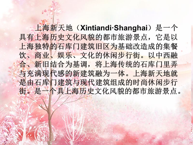 上海新天地XintiandiShanghai是一个具有上海历史文.ppt_第2页