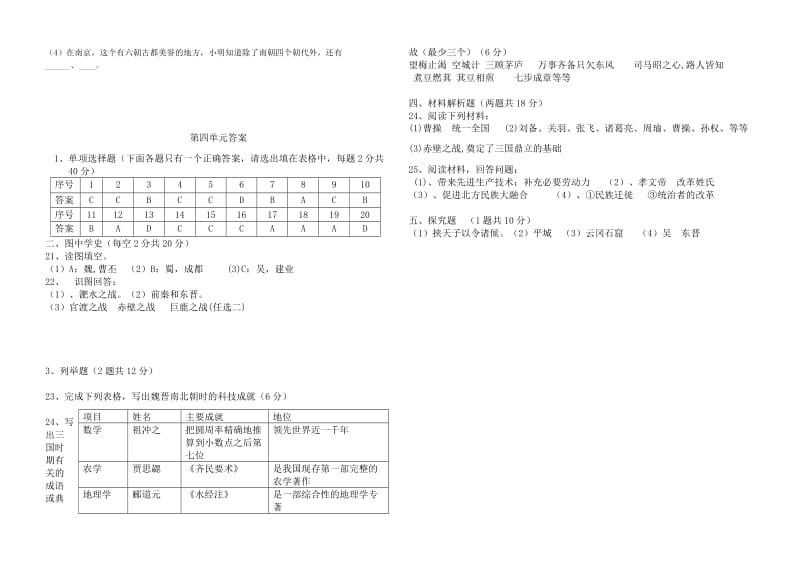 单元测试(zxls_201701128165900).doc_第3页