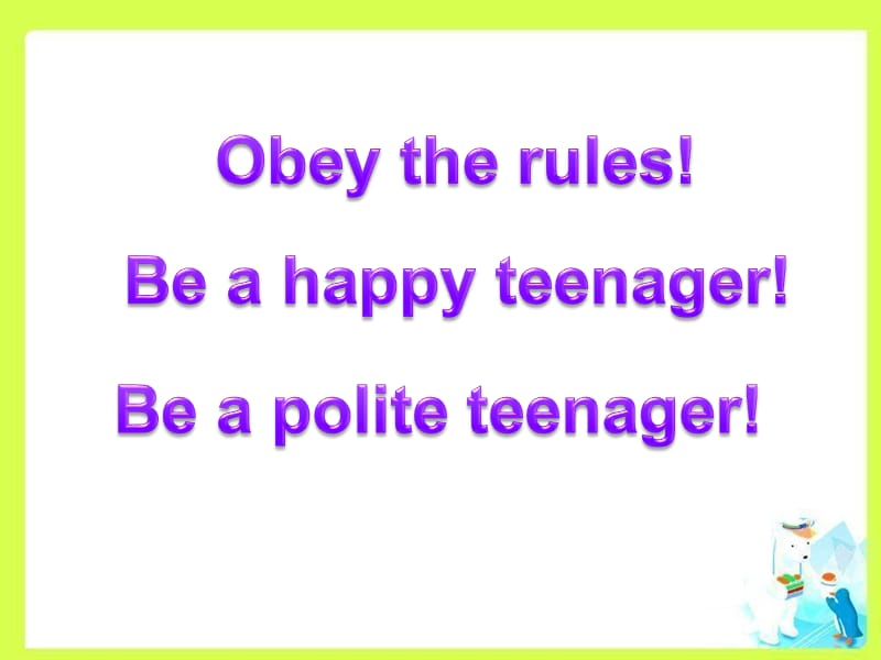 2014人教版新目标九年级英语Unit7Teenagers_should_be_allowed_to_choose_their_own_clothes_SectionA3a-3c.ppt_第1页