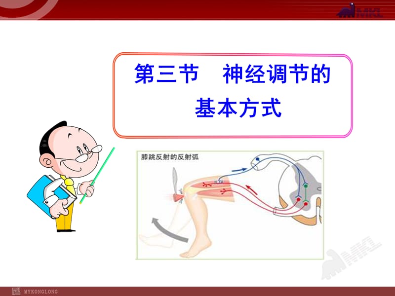 2014初中生物多媒体教学课件：第6章第3节神经调节的基本方式（人教版七年级下册）.ppt_第1页