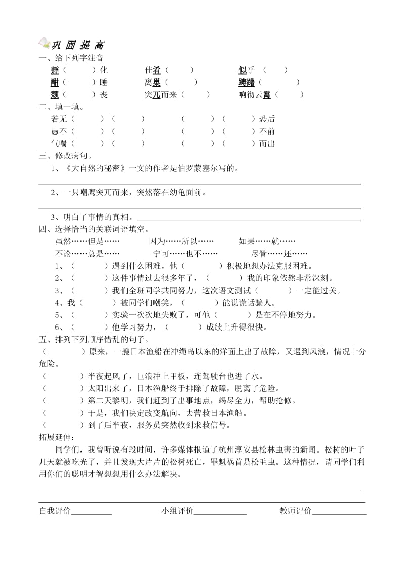 大自然的秘密导学案.doc_第2页