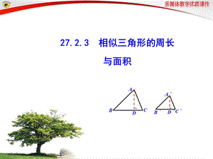 27.2.3相似三角形的周长与面积 (2).ppt