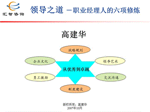 领导之道高建华.ppt