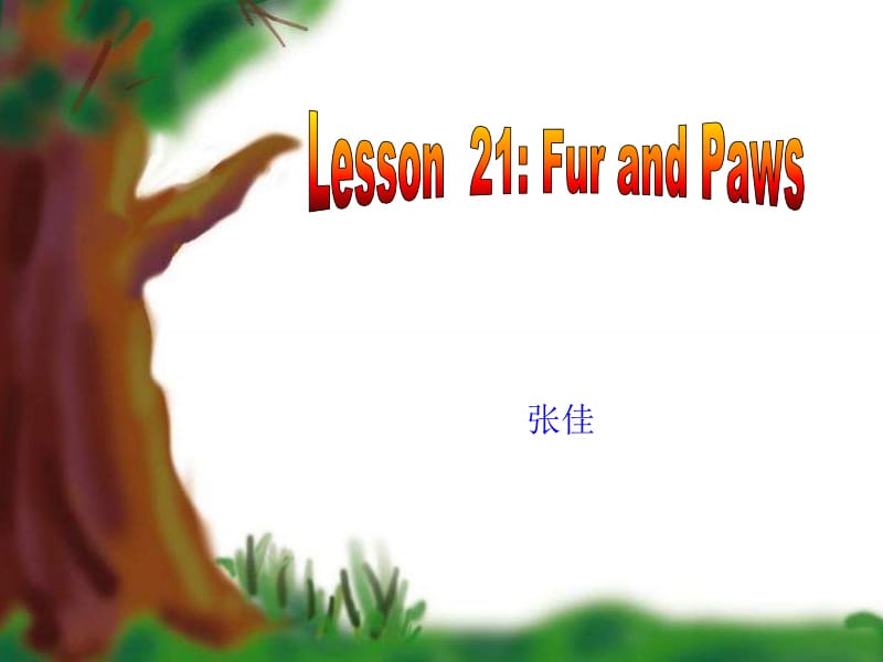 冀教版三年级上册UNIT3Lesson21LookatYourHair课件.ppt_第1页