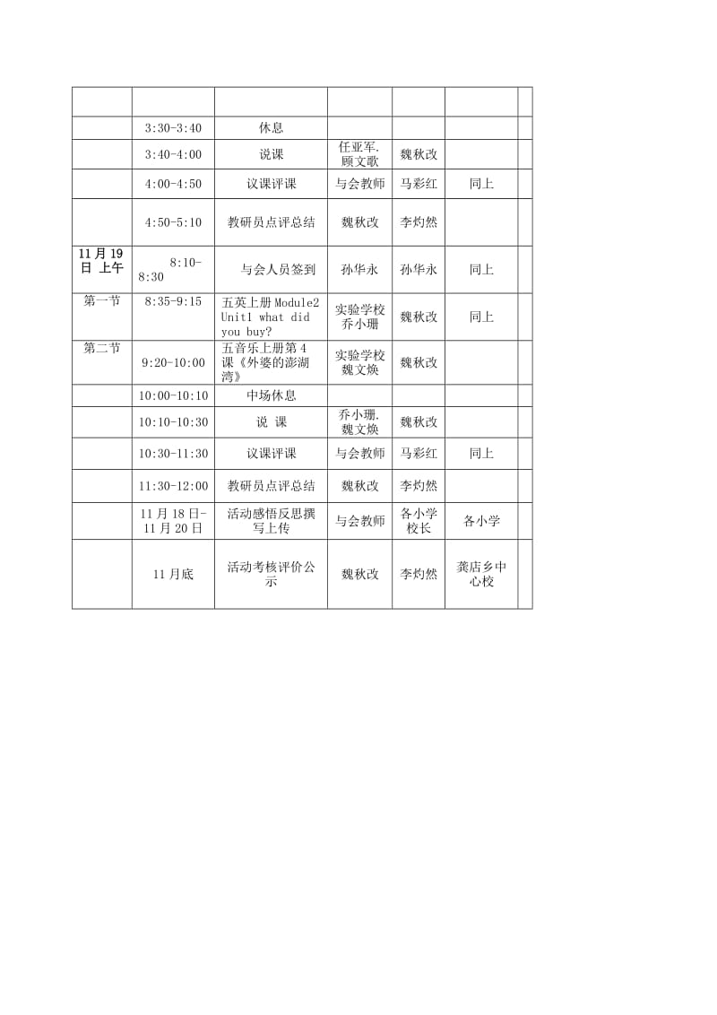 龚店乡中心校“我的模式我的课”主题教研活动实施方案.doc_第3页