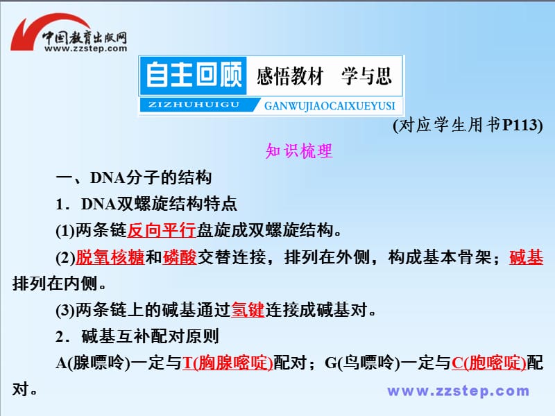 2013届高考生物总复习一轮课件：必修232DNA分子的结构和复制与基因的本质.ppt_第2页