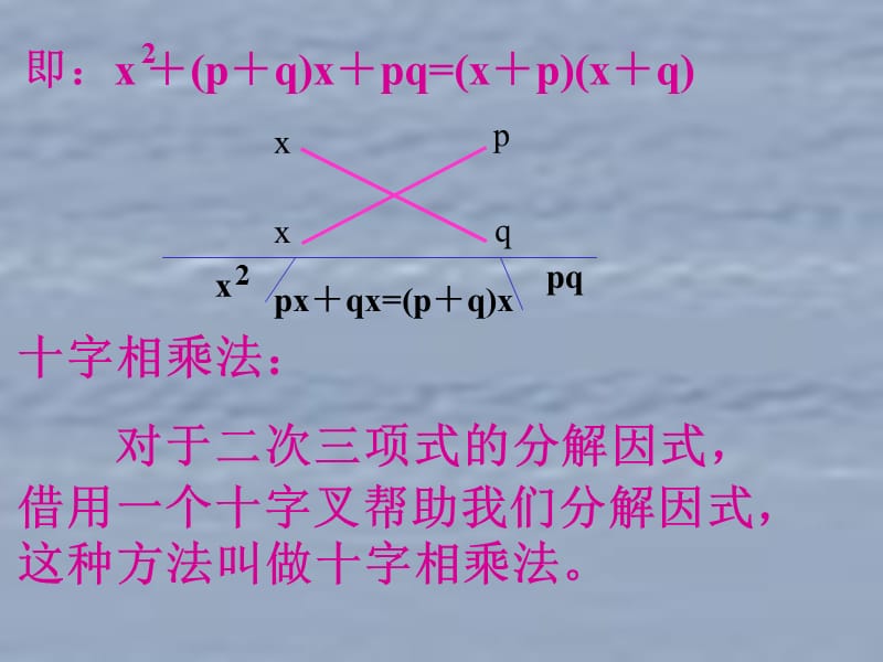 十字相乘法因式分解ppt课件.ppt_第3页