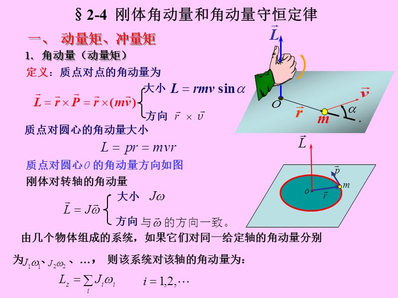 刚体角动量和角动量守恒定律.ppt_第1页