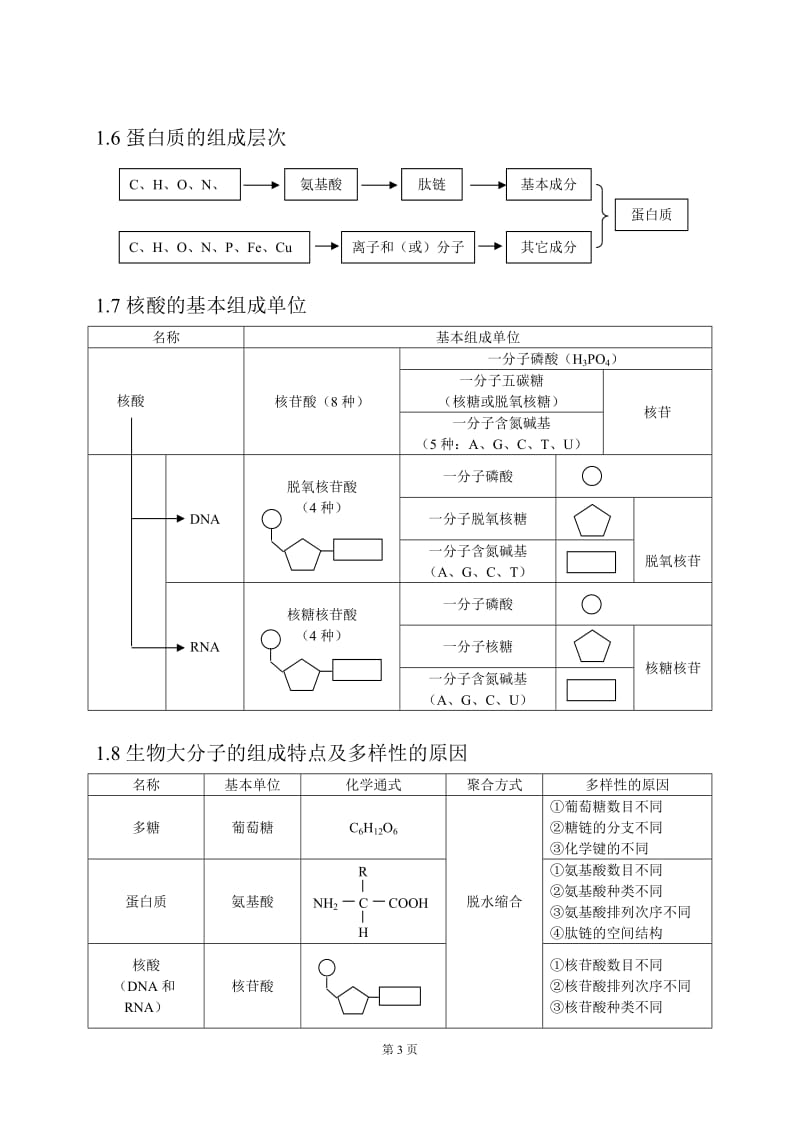 高中生物知识结构网络(用图复习更效率).doc_第3页