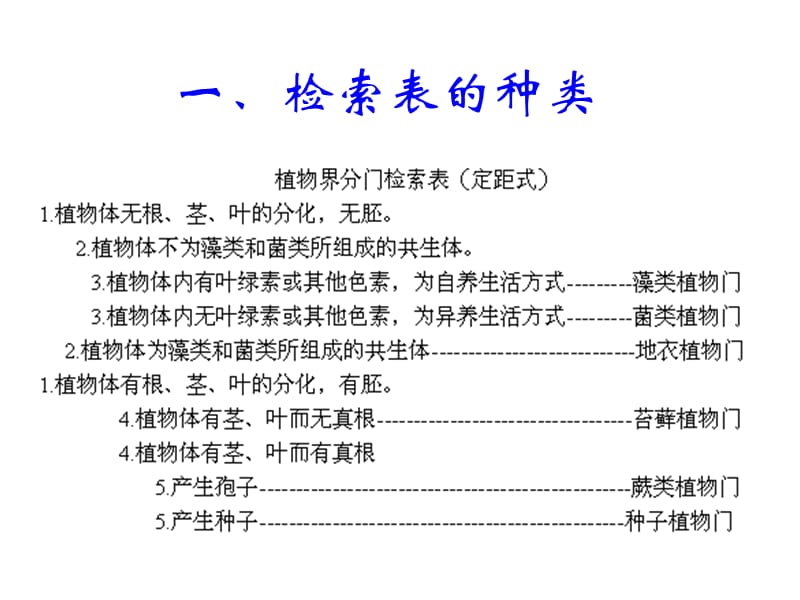 检索表的编制、使用和野外采集.ppt_第2页