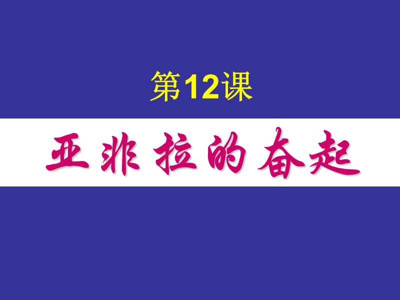 12亚非拉的奋起.ppt_第1页