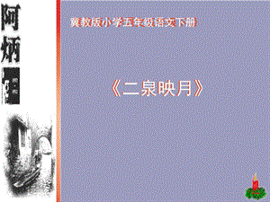 冀教版小学五年级语文下册《二泉映月》PPT教案.ppt