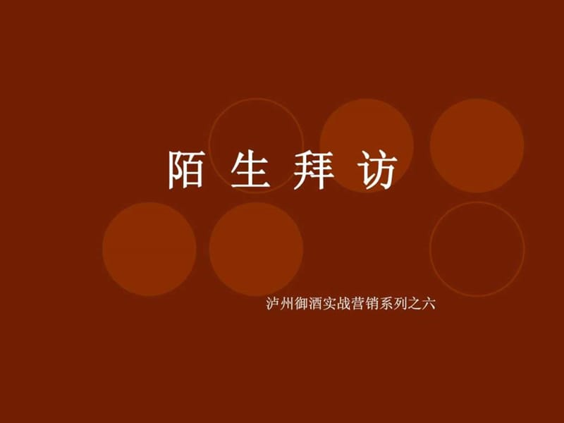 如何进行陌生拜访.ppt_第1页