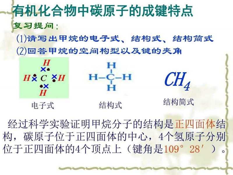 化学选修5_有机化学基础_第一章_第二节_有机化合物的结.ppt_第2页