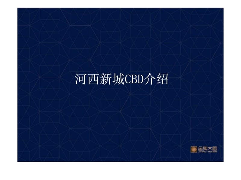 南京河西新城CBD项目介绍调查分析报告.ppt_第1页