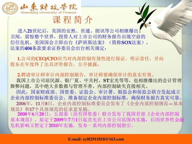 企业内部控制配套指引二十讲01 ppt课件讲义.ppt_第2页