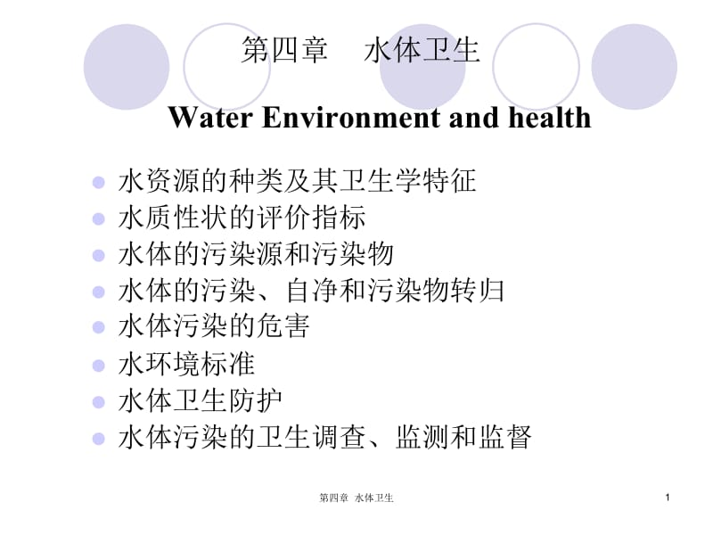 环境卫生学水体卫生.ppt_第1页