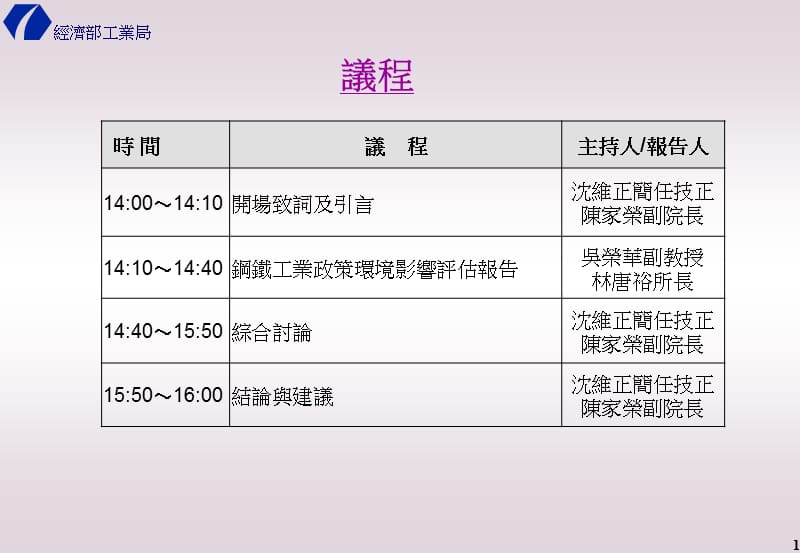 钢铁工业政策环境影响评估指导委员会议.ppt_第2页