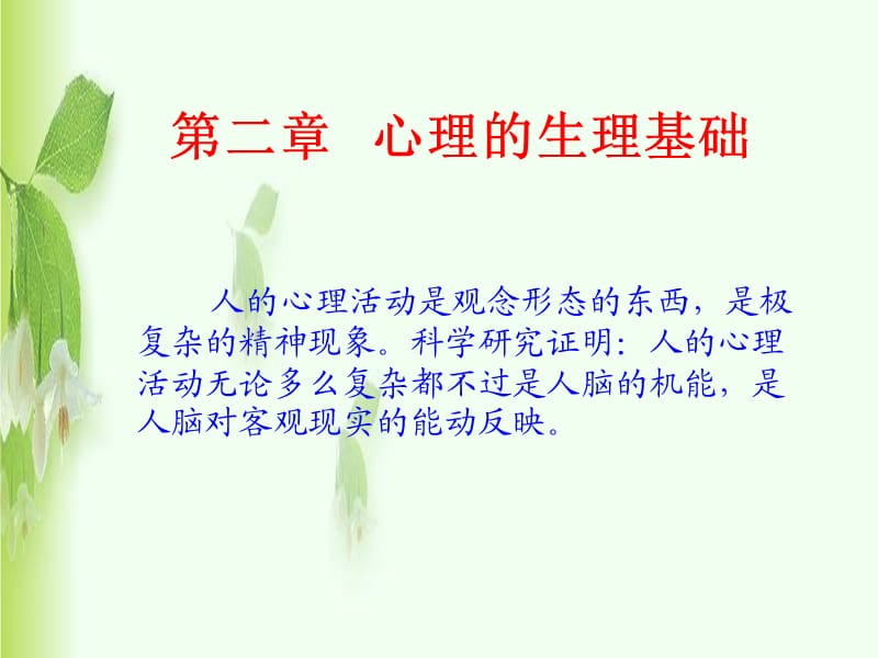 心理的生理基础.ppt_第1页