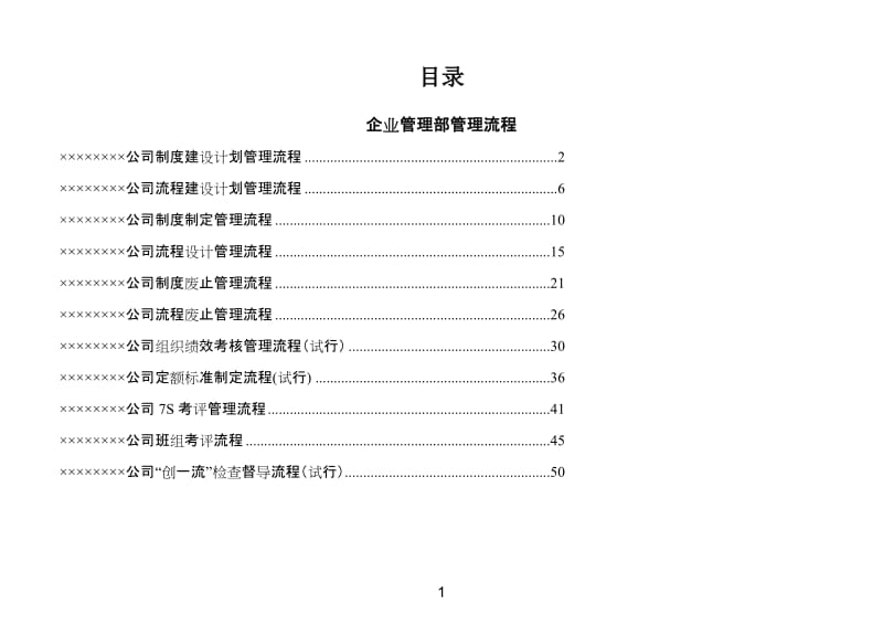 企业管理部管理流程汇编.doc_第1页