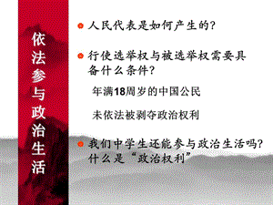 依法参与政治生活.ppt