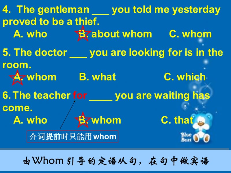 由Who引导的定语从句在句中做主语宾语.ppt_第3页