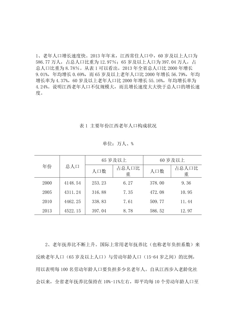 江西老年人口分析.doc_第1页