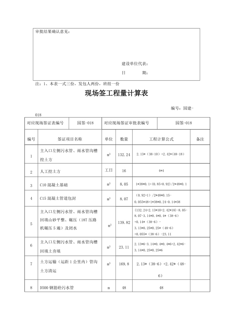 018公园区铺设雨水管、污水管 挖填土方、基础、污水井雨水井砌筑、抹灰、土方回填.doc_第2页